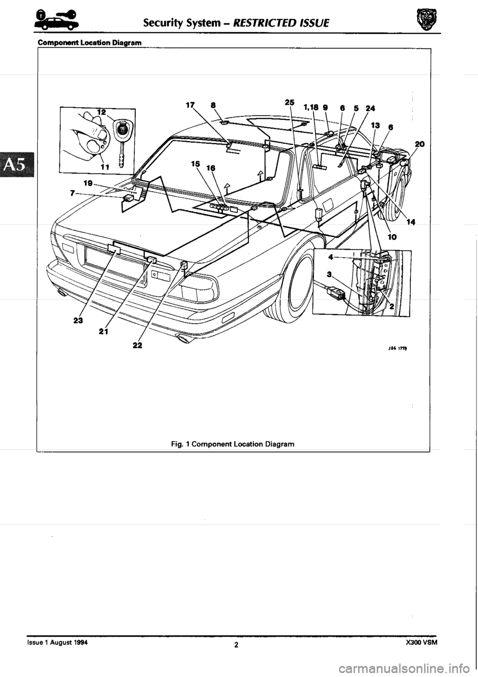 JAGUAR XJ6 1994 2.G Workshop Manual Second Edition 