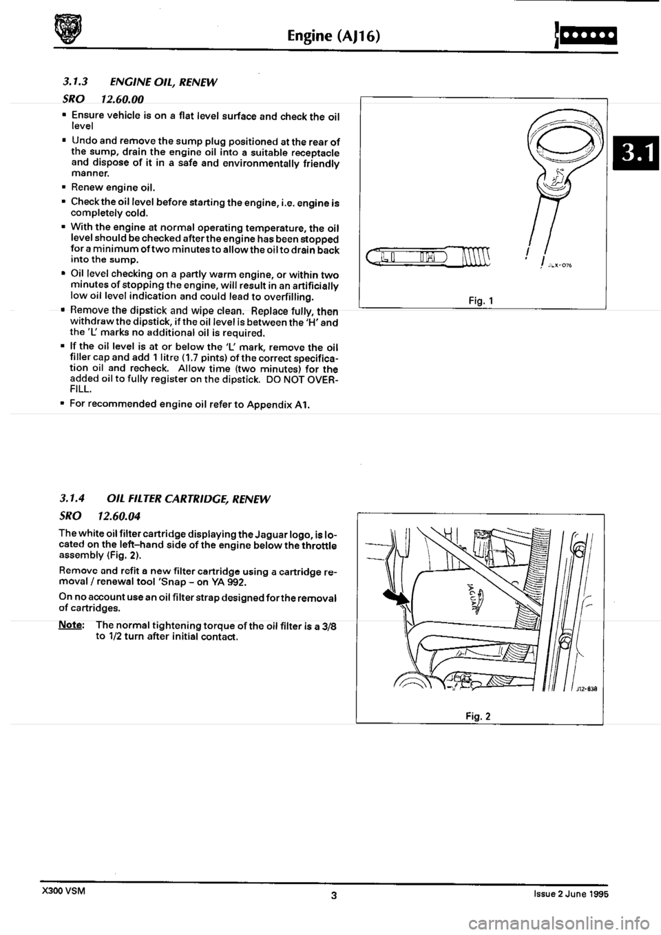JAGUAR XJ6 1994 2.G Second Edition Repair Manual JAGUAR XJ6 1994 2.G Second Edition Repair Manual