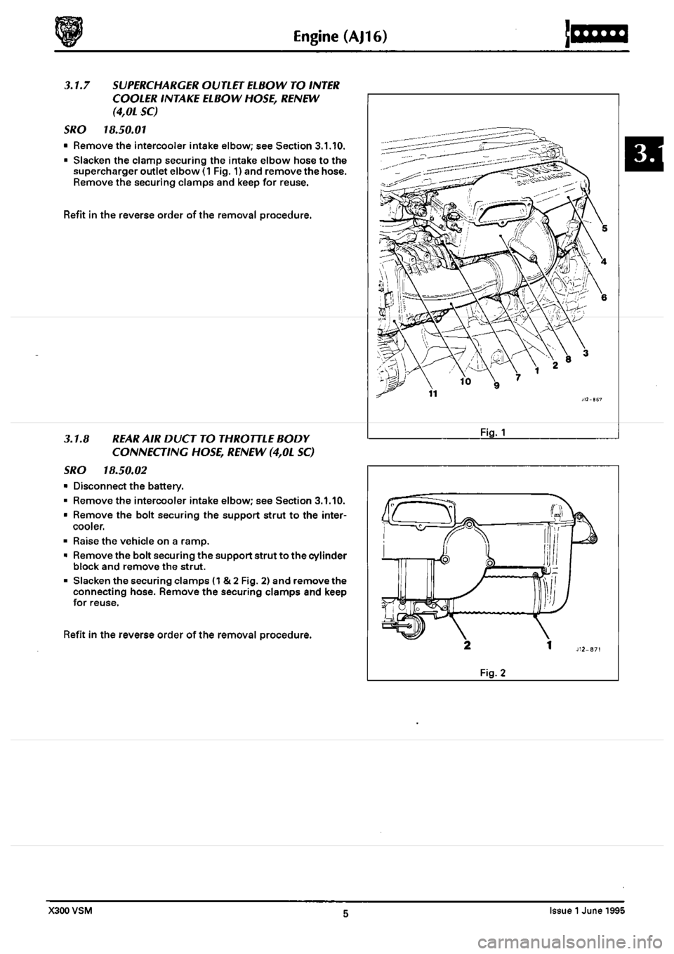 JAGUAR XJ6 1994 2.G Second Edition Repair Manual JAGUAR XJ6 1994 2.G Second Edition Repair Manual