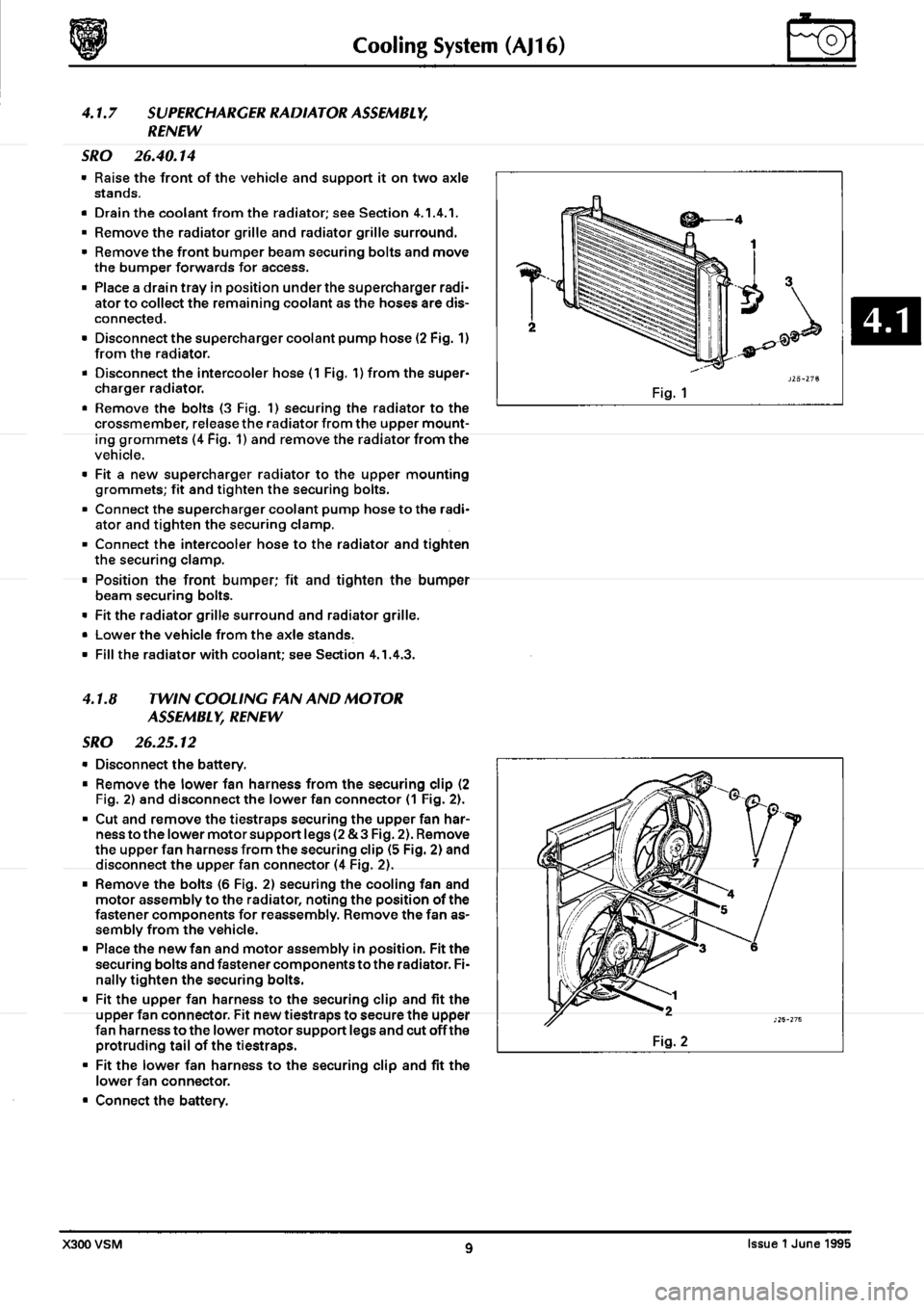 JAGUAR XJ6 1994 2.G  Second Edition Manual Online 