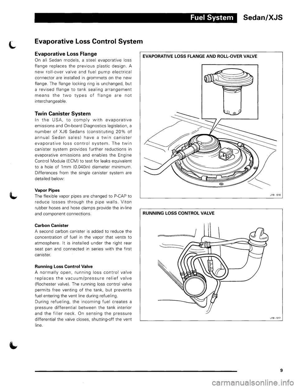 JAGUAR XJ 1995 2.G Update Manual 