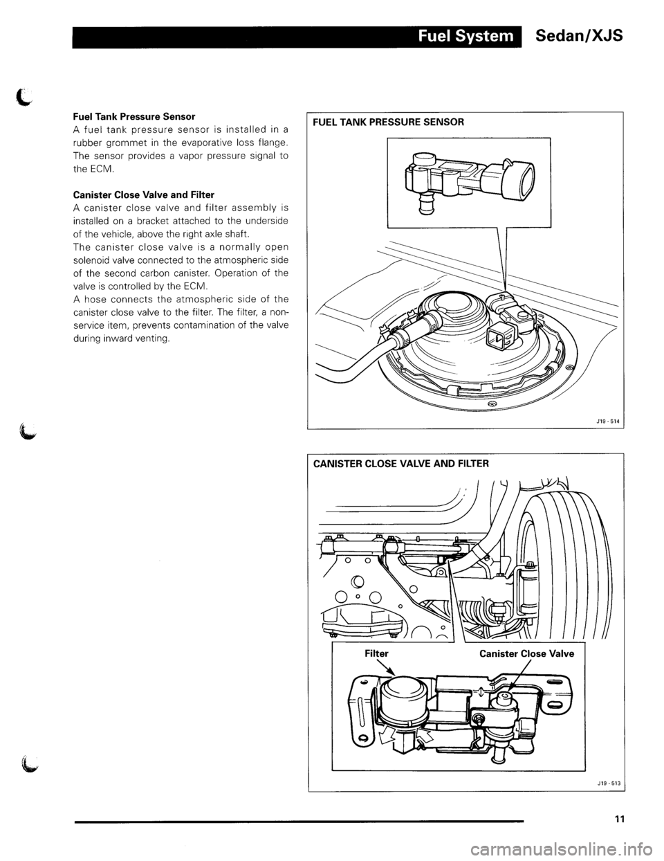 JAGUAR XJ 1995 2.G Update Manual 