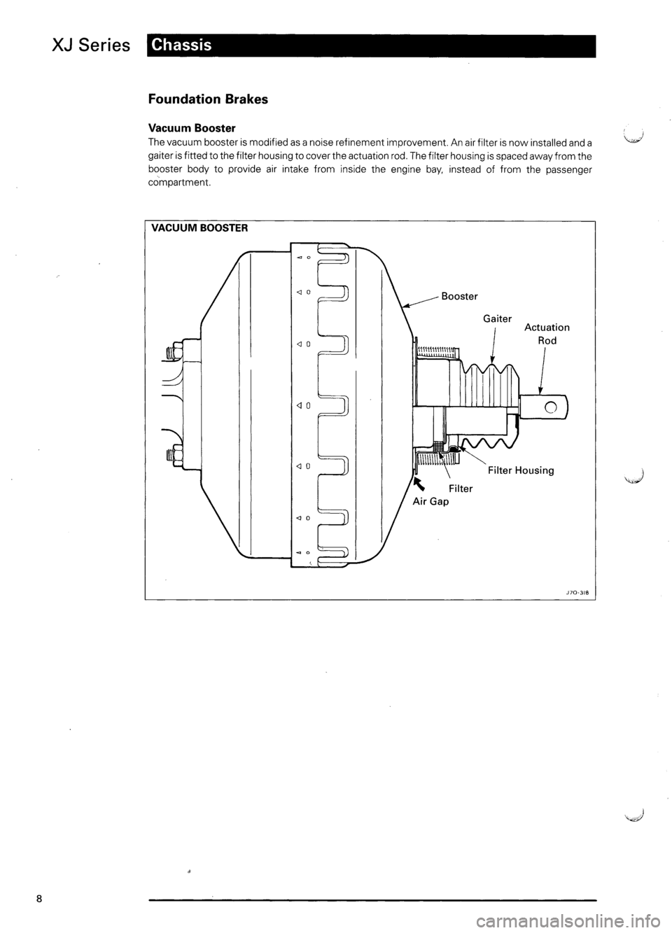 JAGUAR XJ6 1995 2.G Model Year Supplement Manual JAGUAR XJ6 1995 2.G Model Year Supplement Manual