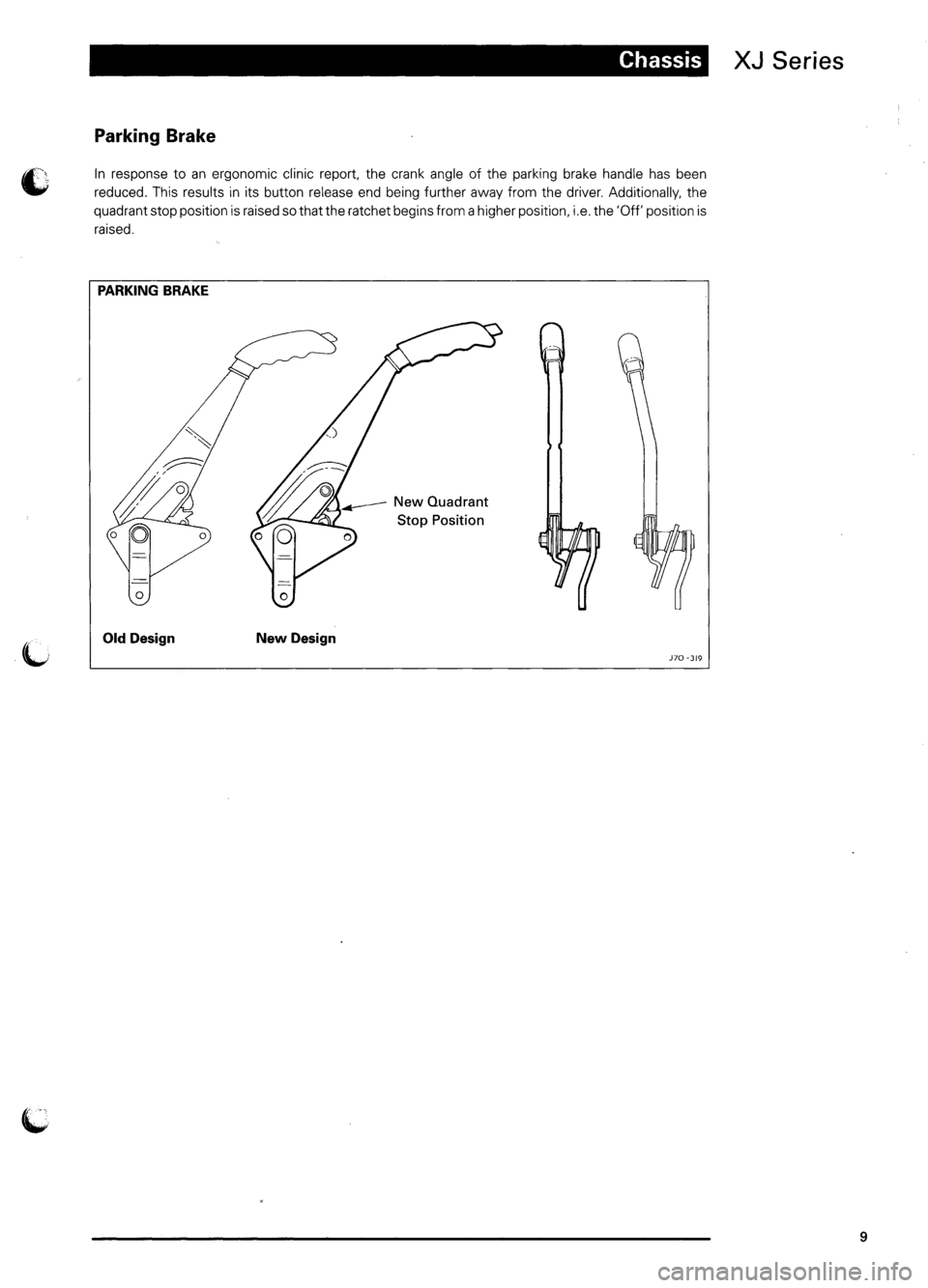 JAGUAR XJ6 1995 2.G Model Year Supplement Manual JAGUAR XJ6 1995 2.G Model Year Supplement Manual