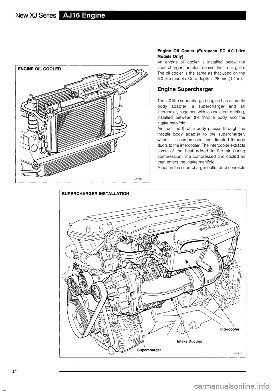 JAGUAR XJ 1995 2.G Technical Information Manual 