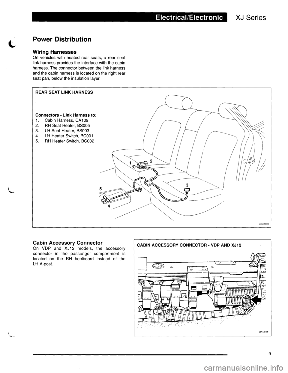 JAGUAR XJ6 1996 2.G Technical Guide 