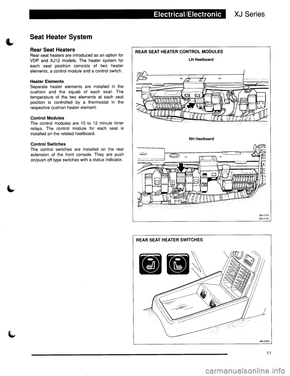 JAGUAR XJ6 1996 2.G Technical Guide 