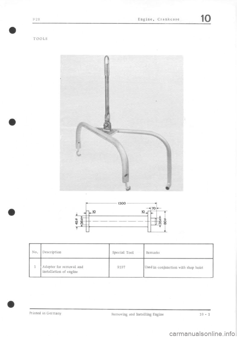 PORSCHE 928 1995  Service Repair Manual 