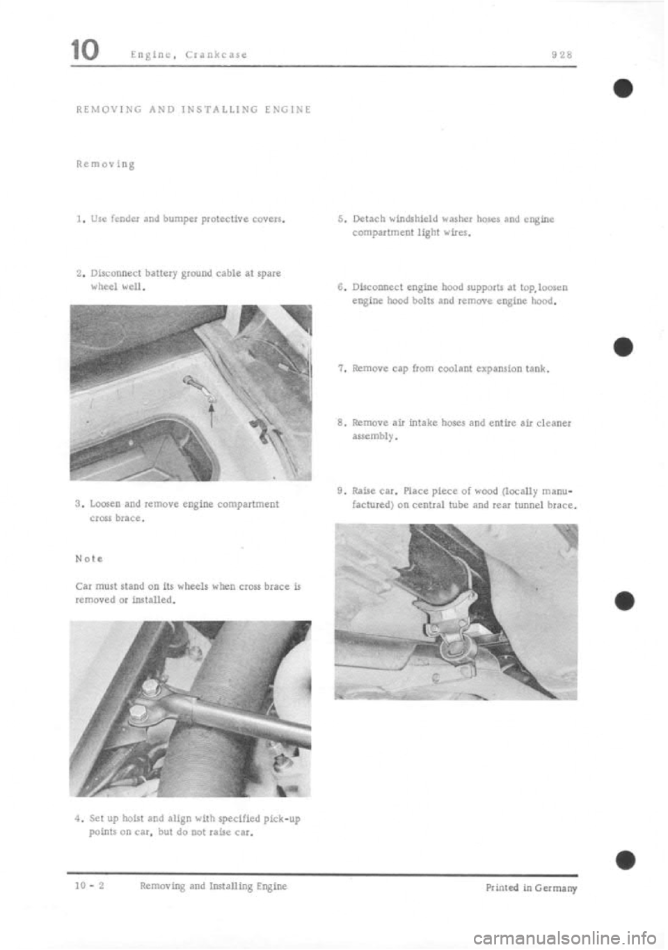 PORSCHE 928 1995  Service Repair Manual 
