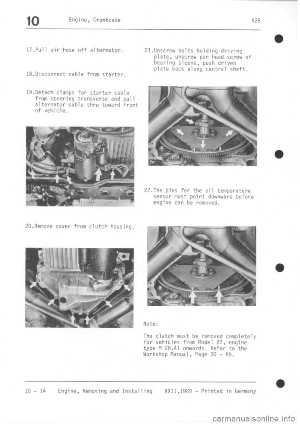 PORSCHE 928 1995  Service Repair Manual 