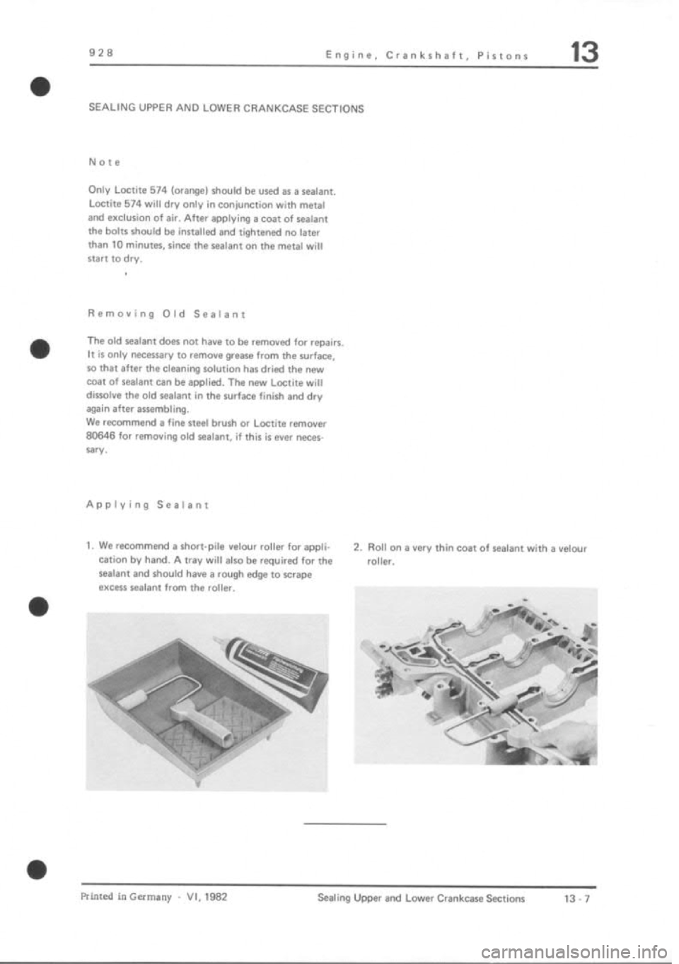 PORSCHE 928 1995  Service Repair Manual 