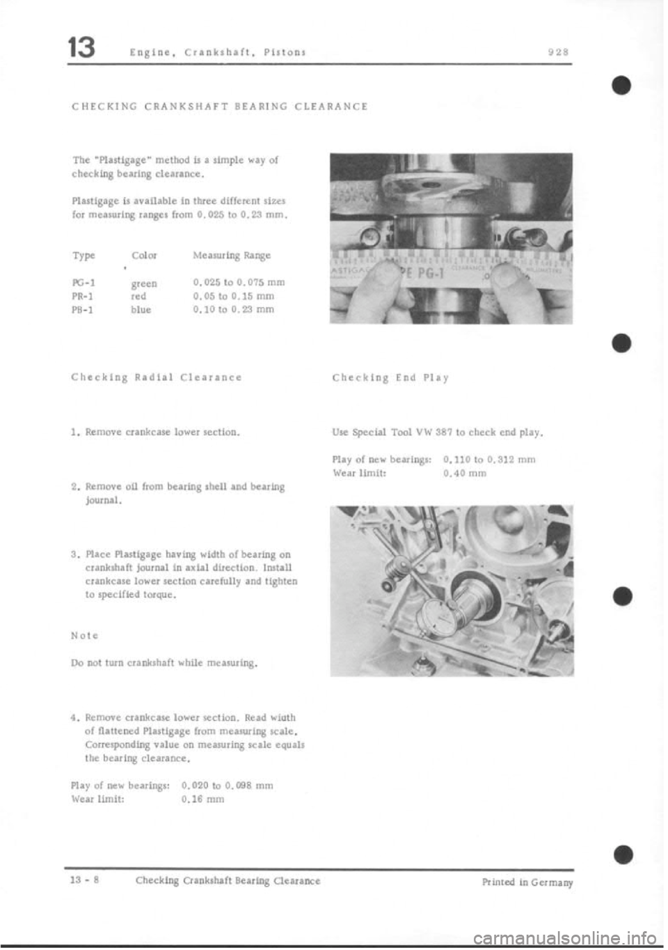 PORSCHE 928 1995  Service Repair Manual 