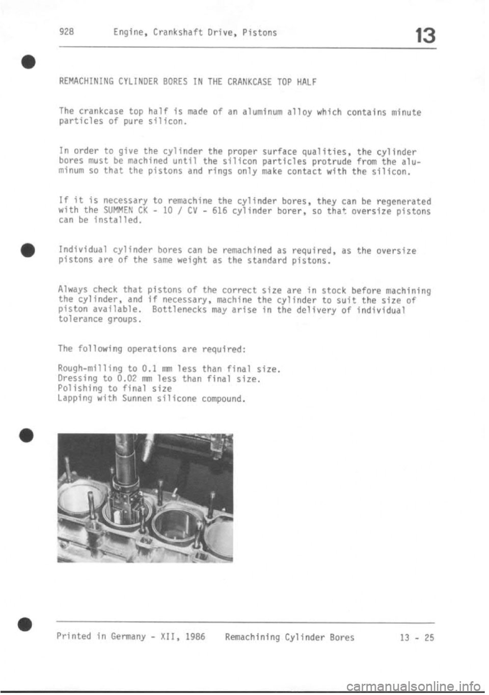 PORSCHE 928 1995  Service Repair Manual 