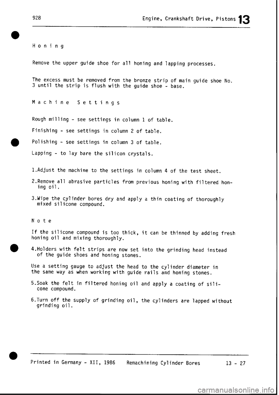 PORSCHE 928 1995  Service Repair Manual 