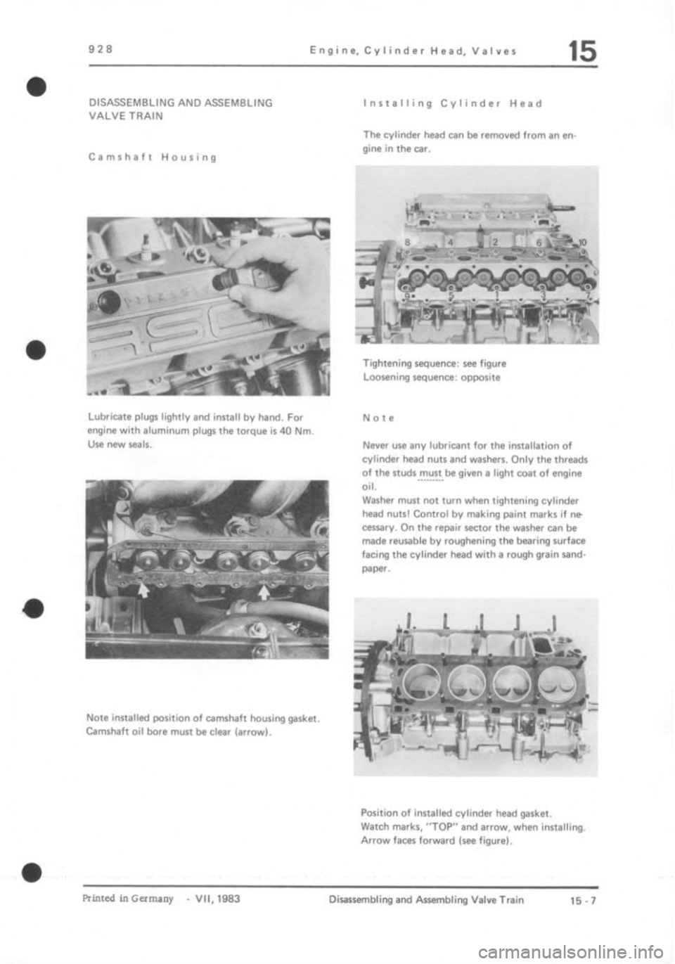 PORSCHE 928 1995  Service Repair Manual 