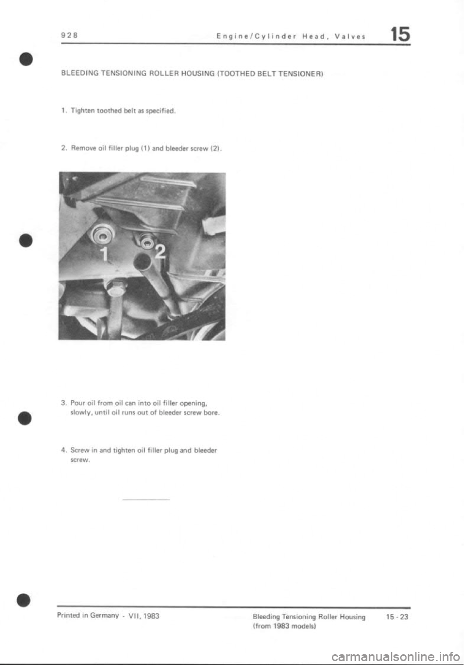 PORSCHE 928 1995  Service Repair Manual 