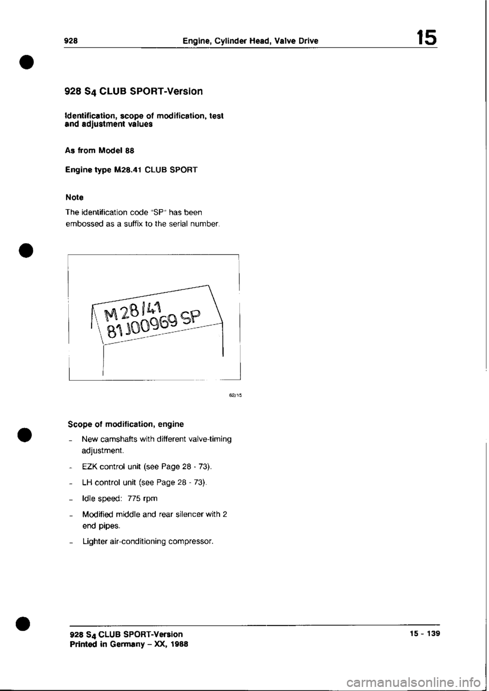 PORSCHE 928 1995 Service Repair Manual PORSCHE 928 1995 Service Repair Manual