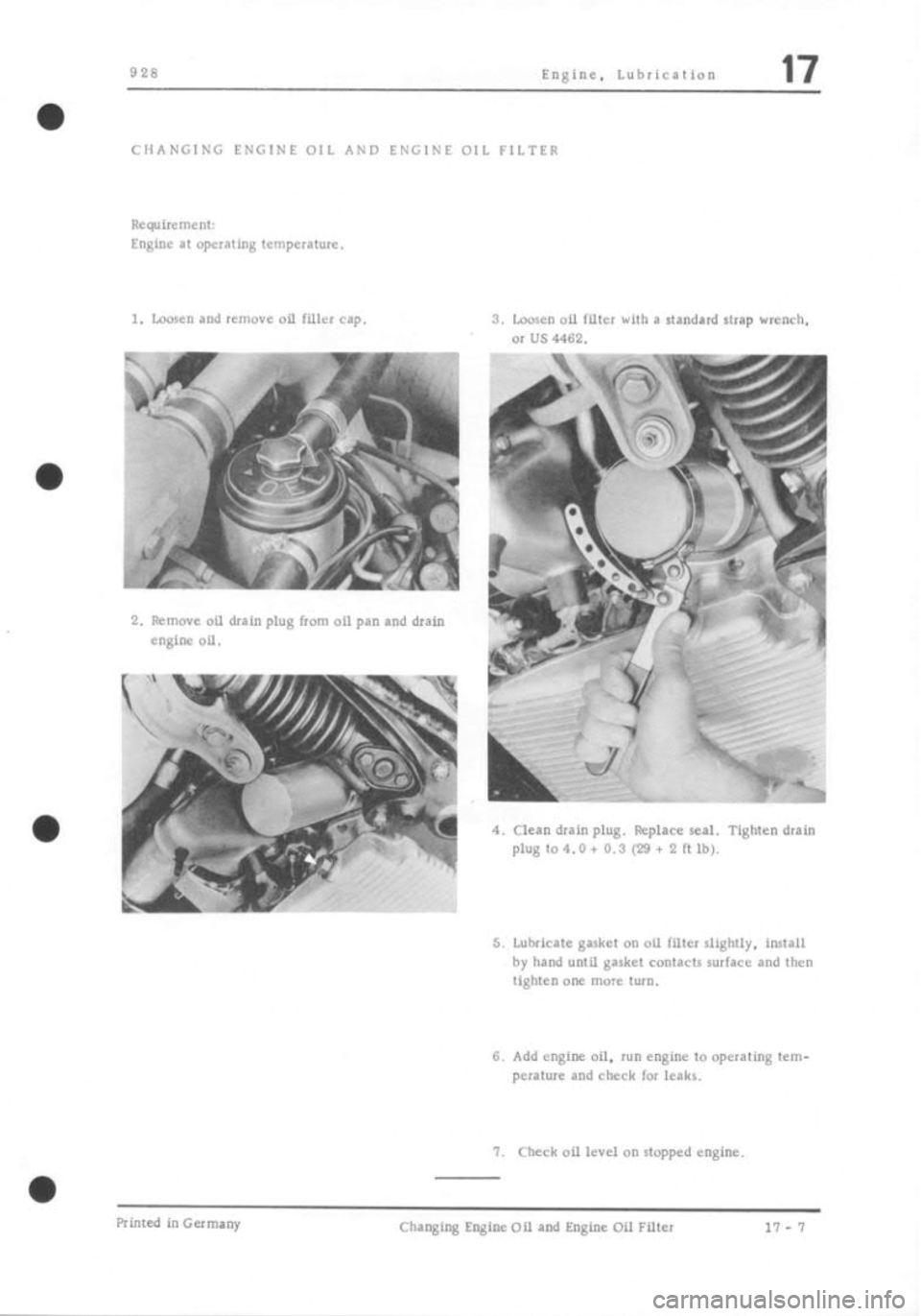 PORSCHE 928 1995  Service Repair Manual 