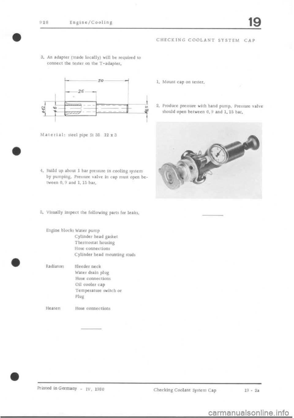 PORSCHE 928 1995  Service Repair Manual 