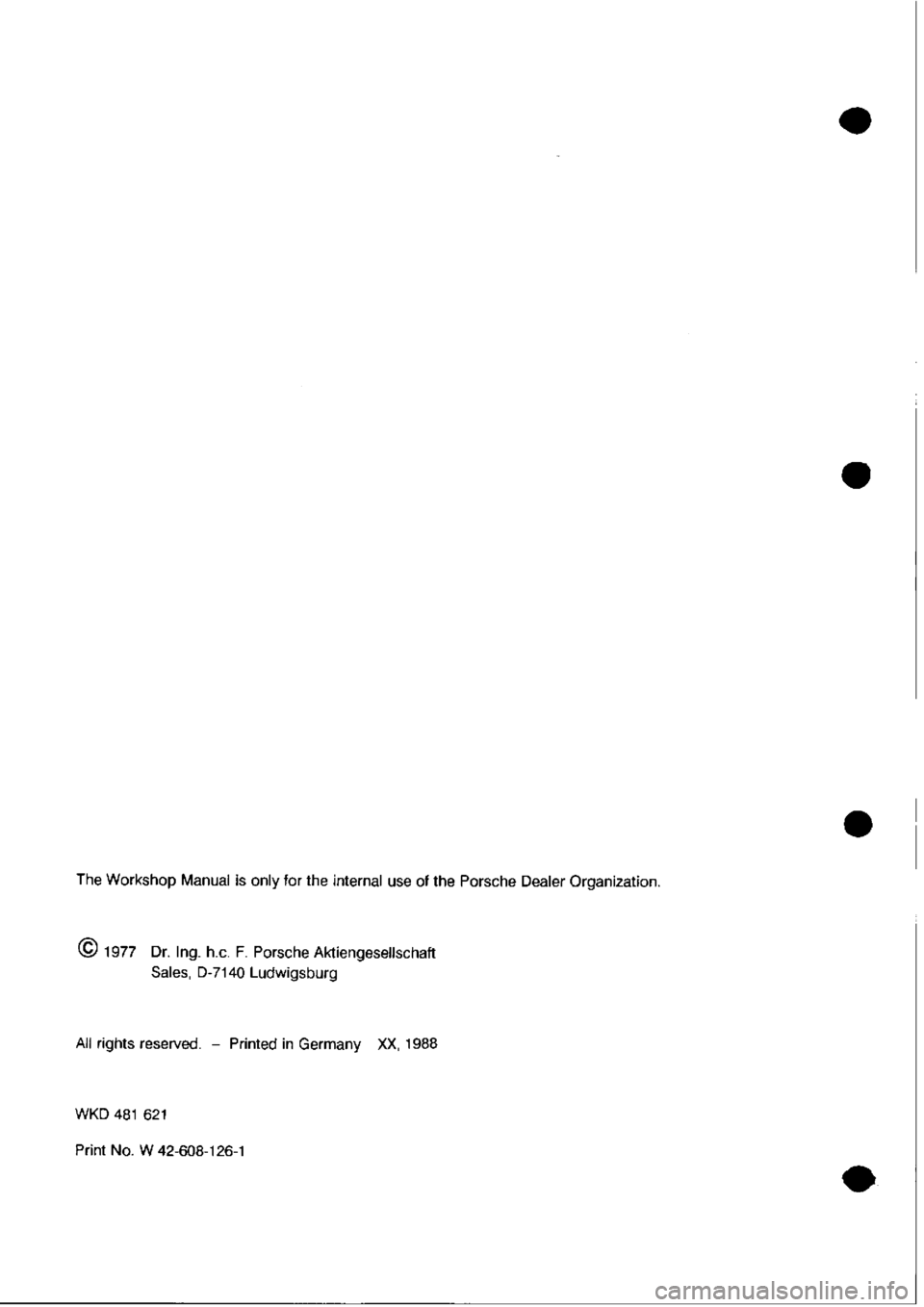 PORSCHE 928 1995 Service Repair Manual PORSCHE 928 1995 Service Repair Manual