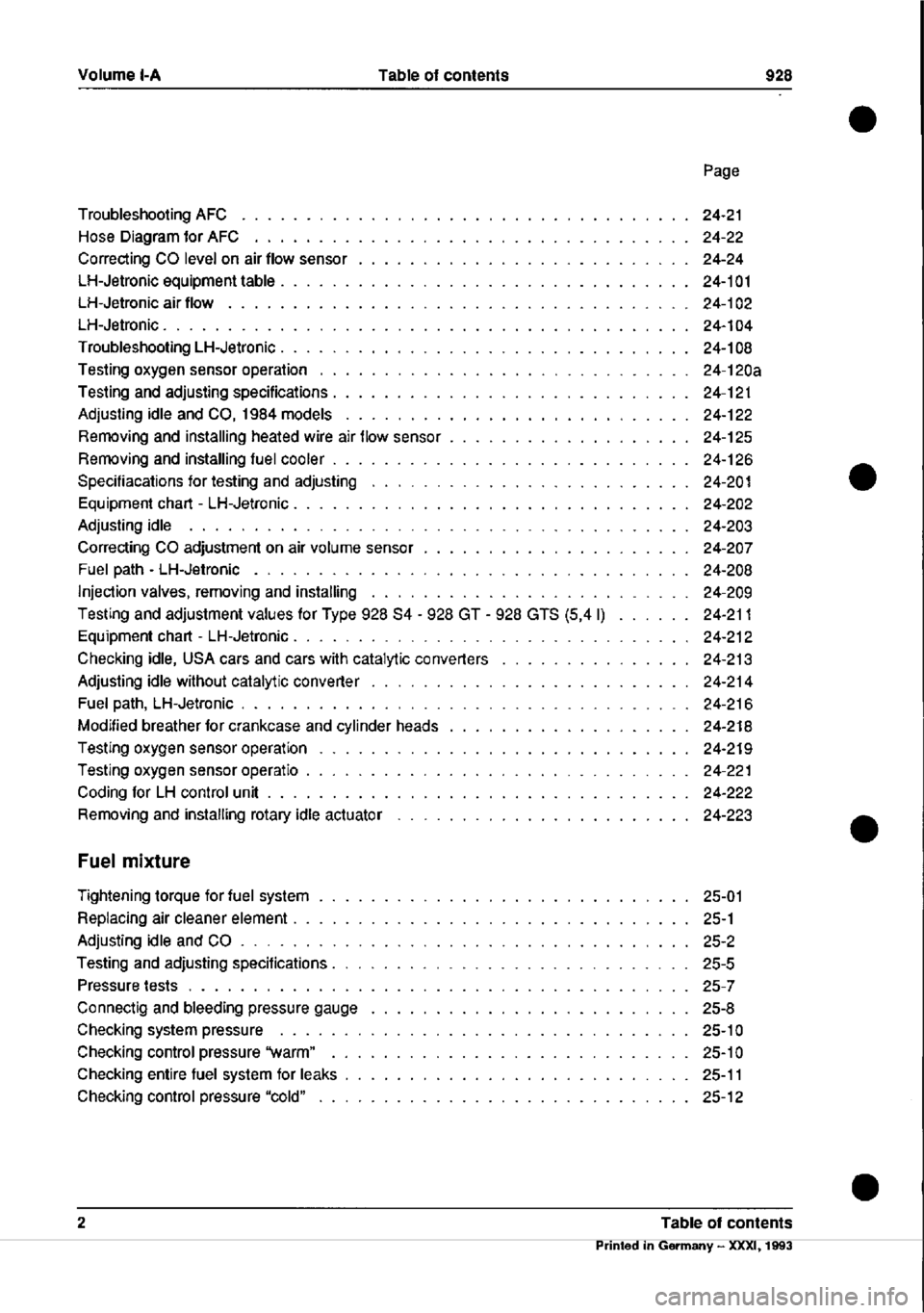 PORSCHE 928 1995 Service Repair Manual PORSCHE 928 1995 Service Repair Manual
