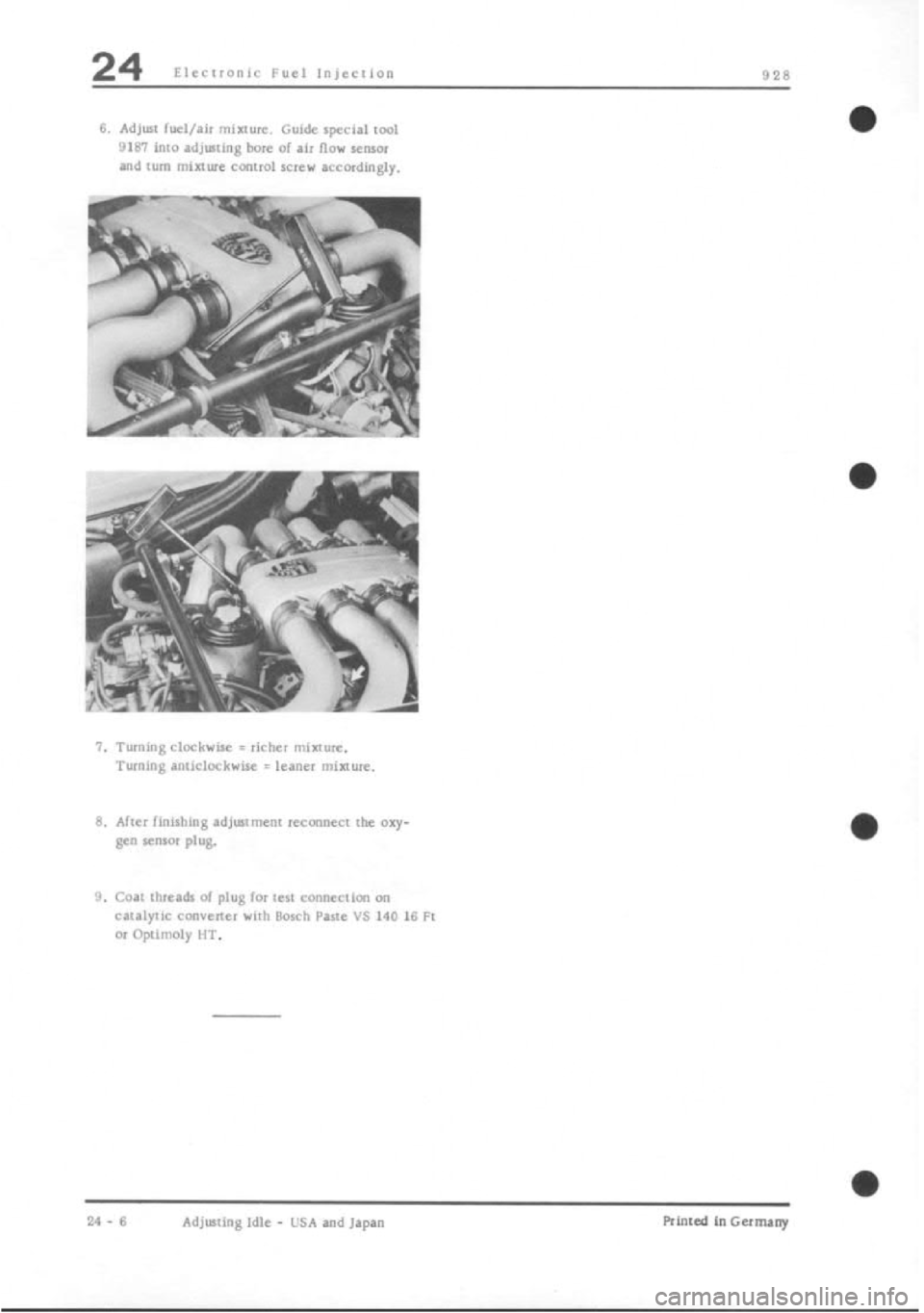 PORSCHE 928 1995 Service Repair Manual PORSCHE 928 1995 Service Repair Manual