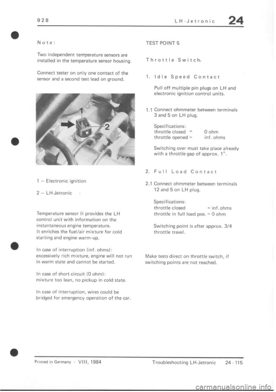 PORSCHE 928 1995  Service Repair Manual 
