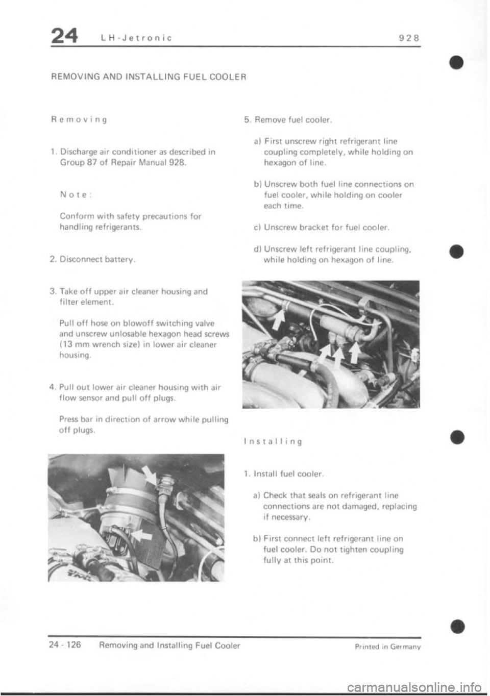 PORSCHE 928 1995 Service Repair Manual PORSCHE 928 1995 Service Repair Manual
