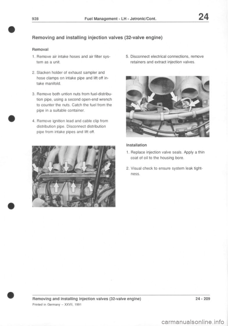 PORSCHE 928 1995  Service Repair Manual 