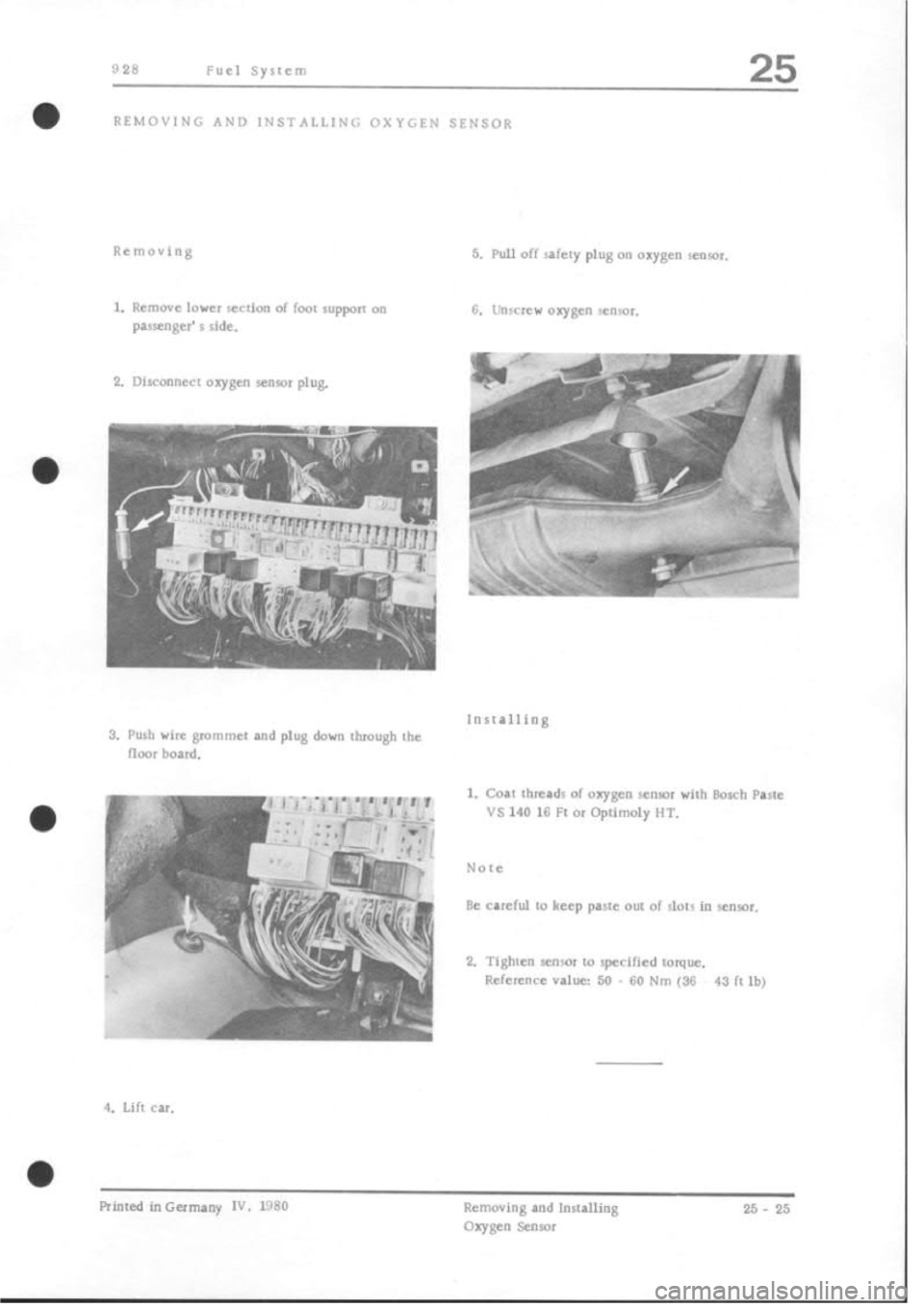PORSCHE 928 1995 Service Repair Manual PORSCHE 928 1995 Service Repair Manual