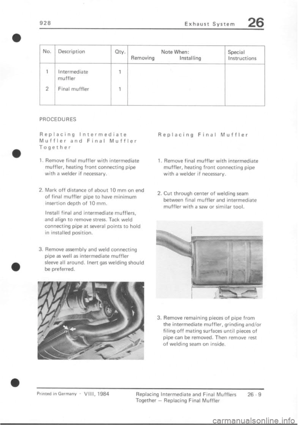 PORSCHE 928 1995 Service Repair Manual PORSCHE 928 1995 Service Repair Manual
