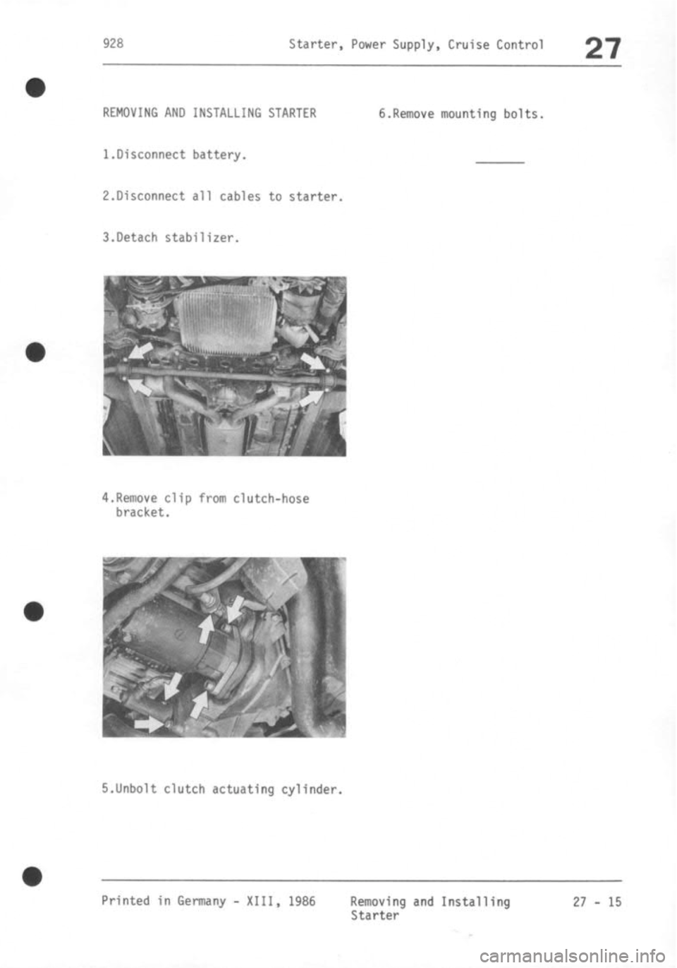 PORSCHE 928 1995 Service Repair Manual PORSCHE 928 1995 Service Repair Manual
