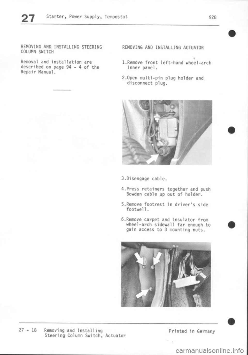 PORSCHE 928 1995 Service Repair Manual PORSCHE 928 1995 Service Repair Manual