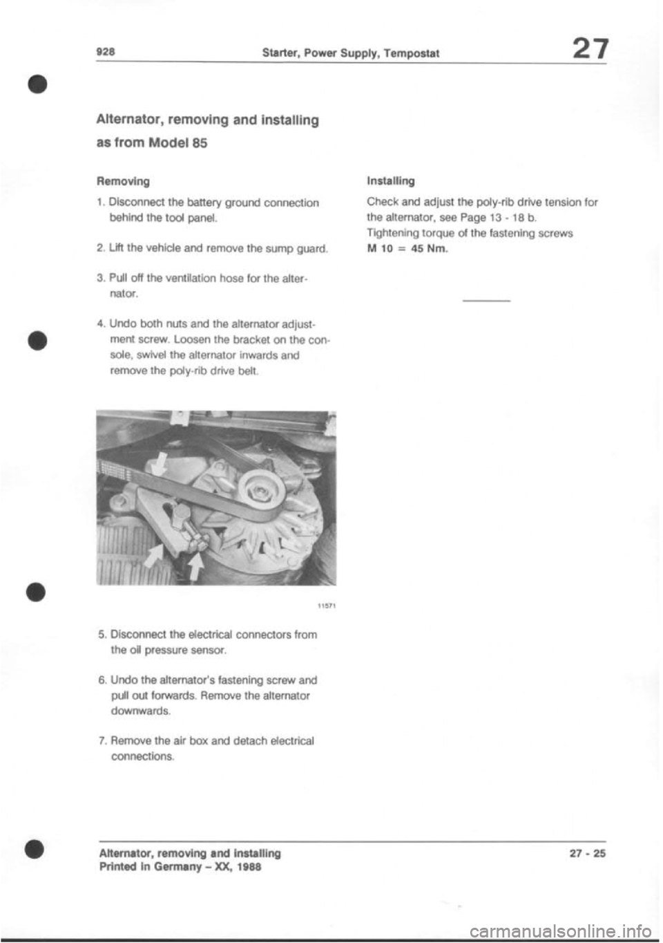 PORSCHE 928 1995 Service Repair Manual PORSCHE 928 1995 Service Repair Manual