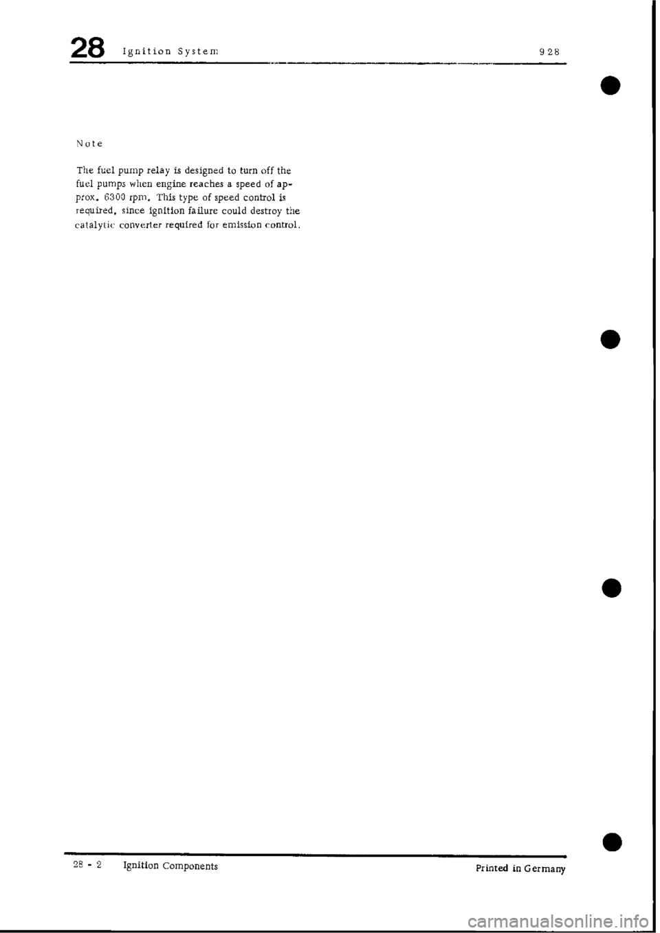 PORSCHE 928 1995 Service Repair Manual PORSCHE 928 1995 Service Repair Manual