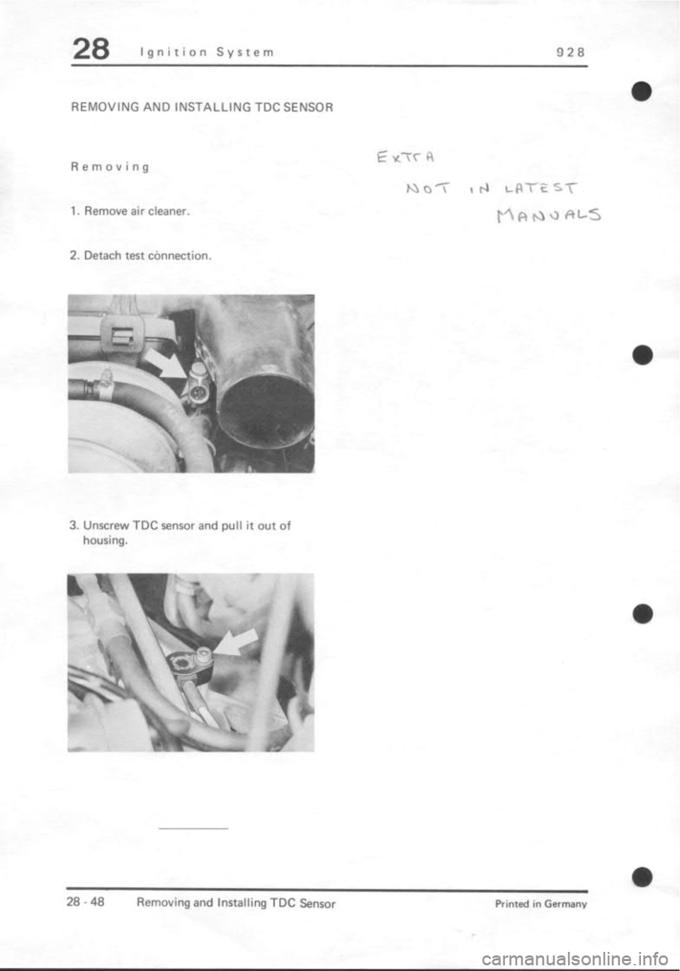 PORSCHE 928 1995 Service Repair Manual PORSCHE 928 1995 Service Repair Manual