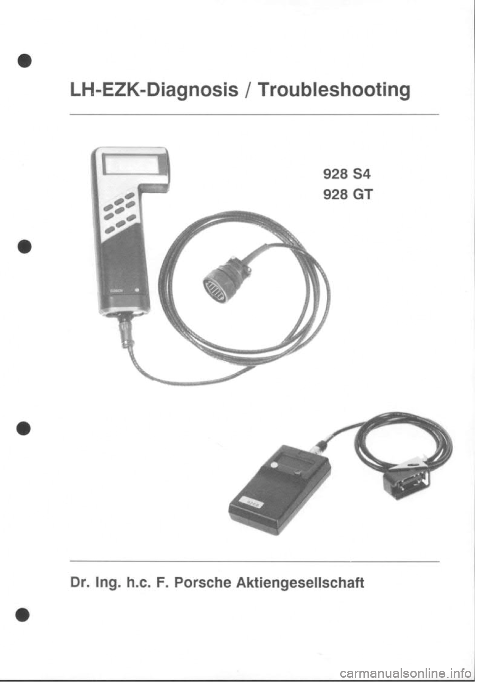 PORSCHE 928 1995 Service Repair Manual PORSCHE 928 1995 Service Repair Manual