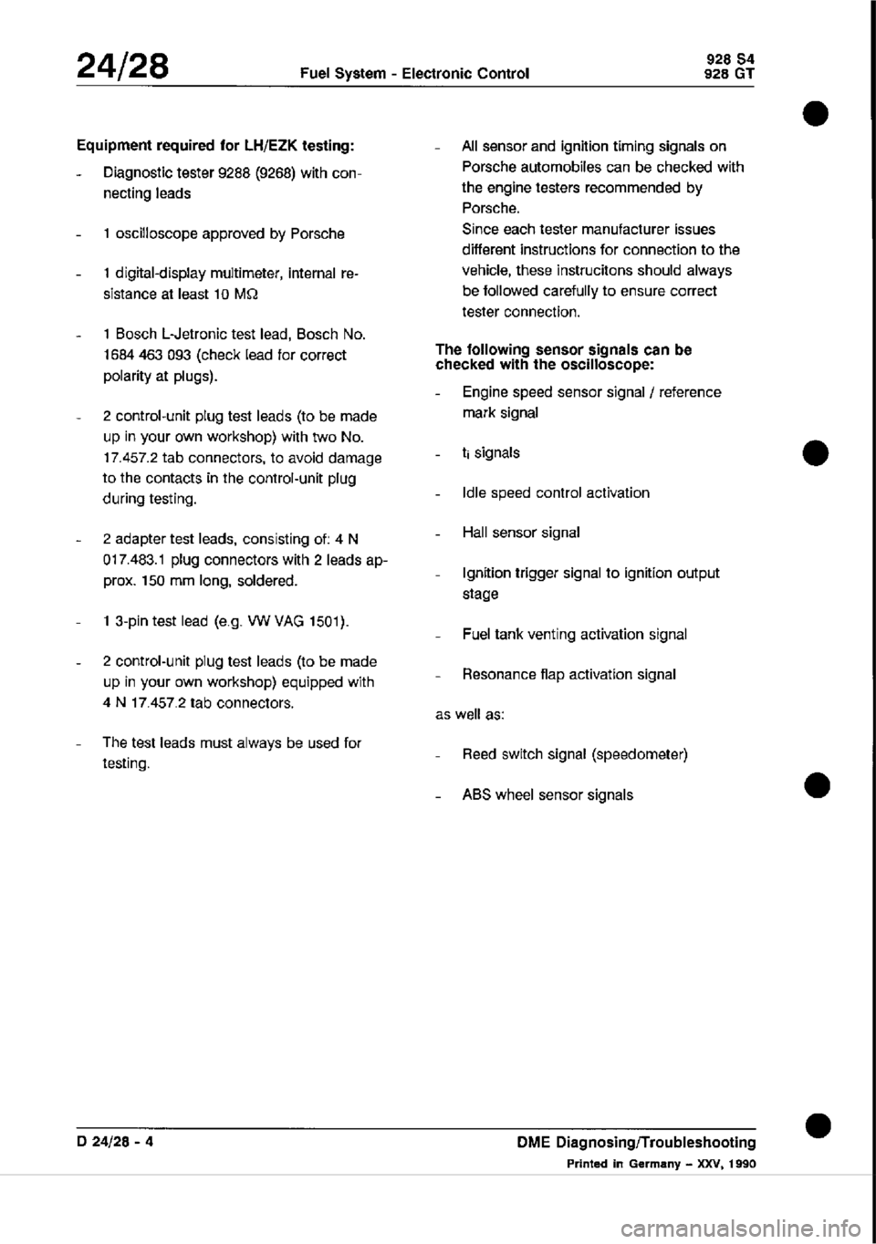 PORSCHE 928 1995 Service Repair Manual PORSCHE 928 1995 Service Repair Manual