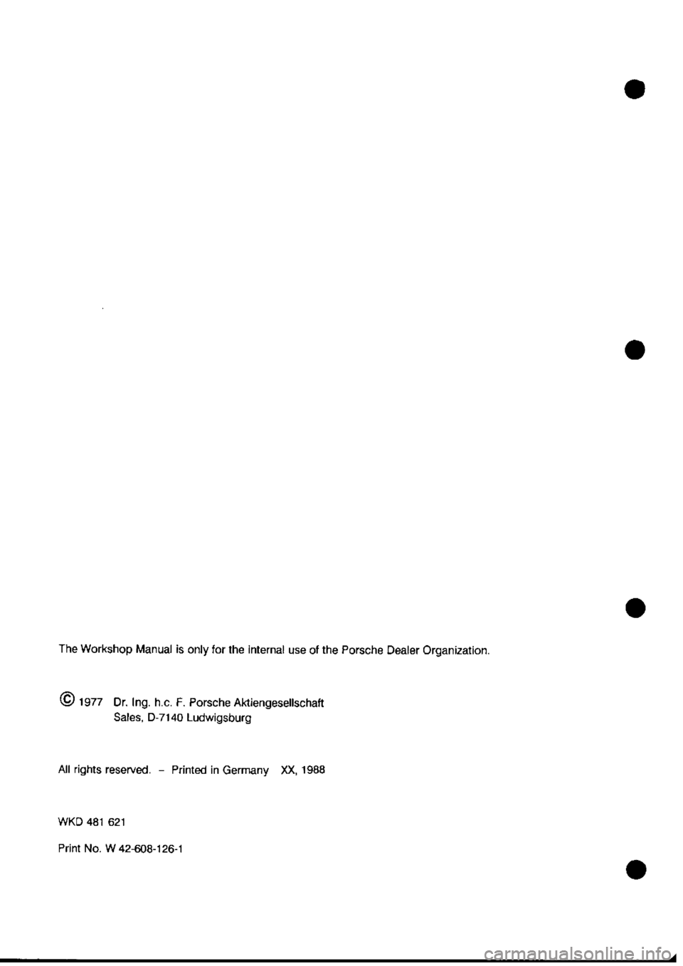 PORSCHE 928 1995 Service Repair Manual PORSCHE 928 1995 Service Repair Manual