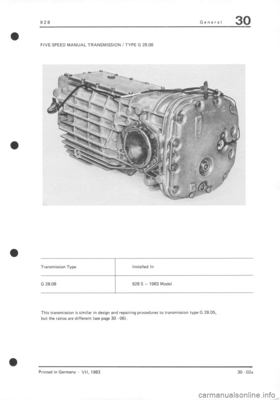 PORSCHE 928 1995 Service Repair Manual PORSCHE 928 1995 Service Repair Manual
