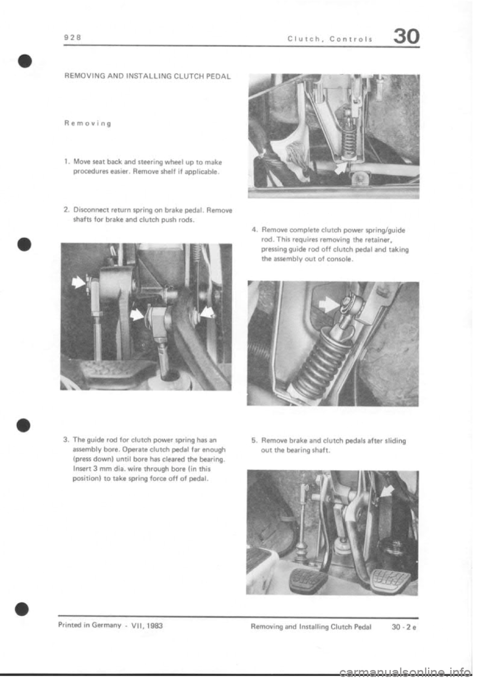PORSCHE 928 1995  Service Repair Manual 