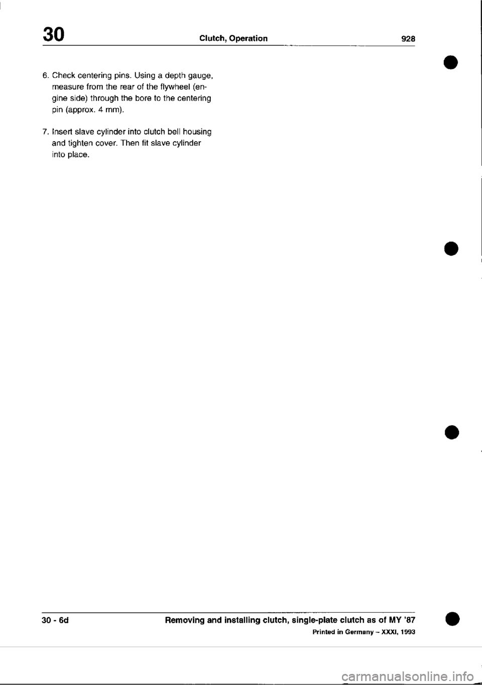 PORSCHE 928 1995  Service Repair Manual 