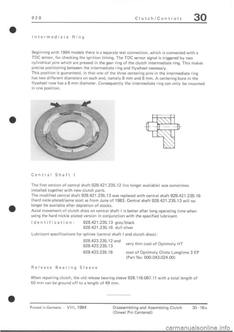 PORSCHE 928 1995  Service Repair Manual 