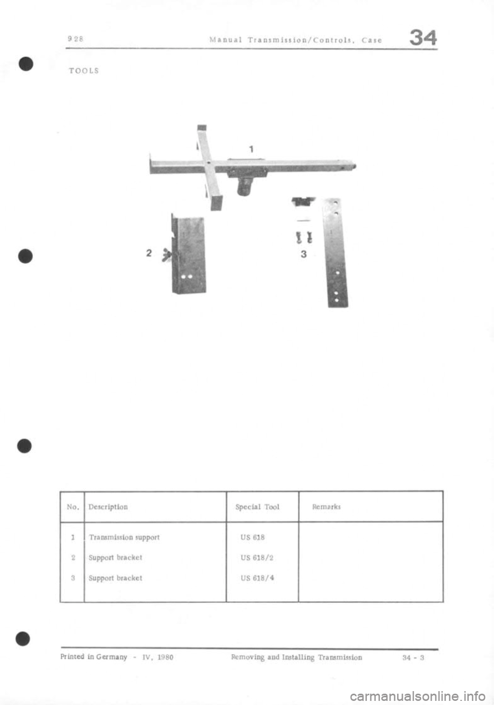 PORSCHE 928 1995  Service Repair Manual 