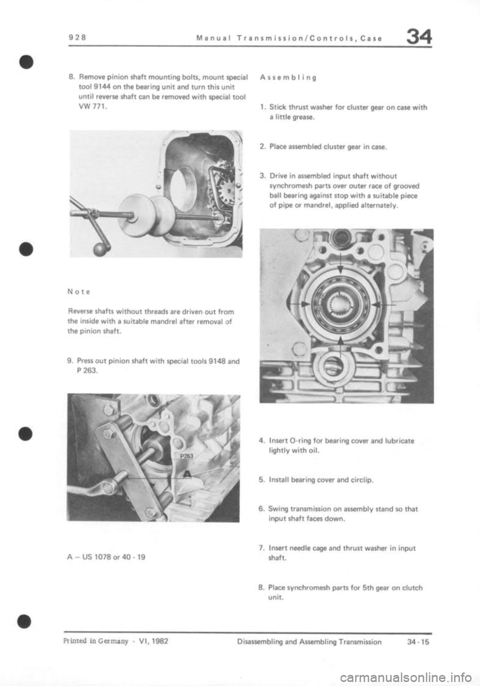 PORSCHE 928 1995  Service Repair Manual 