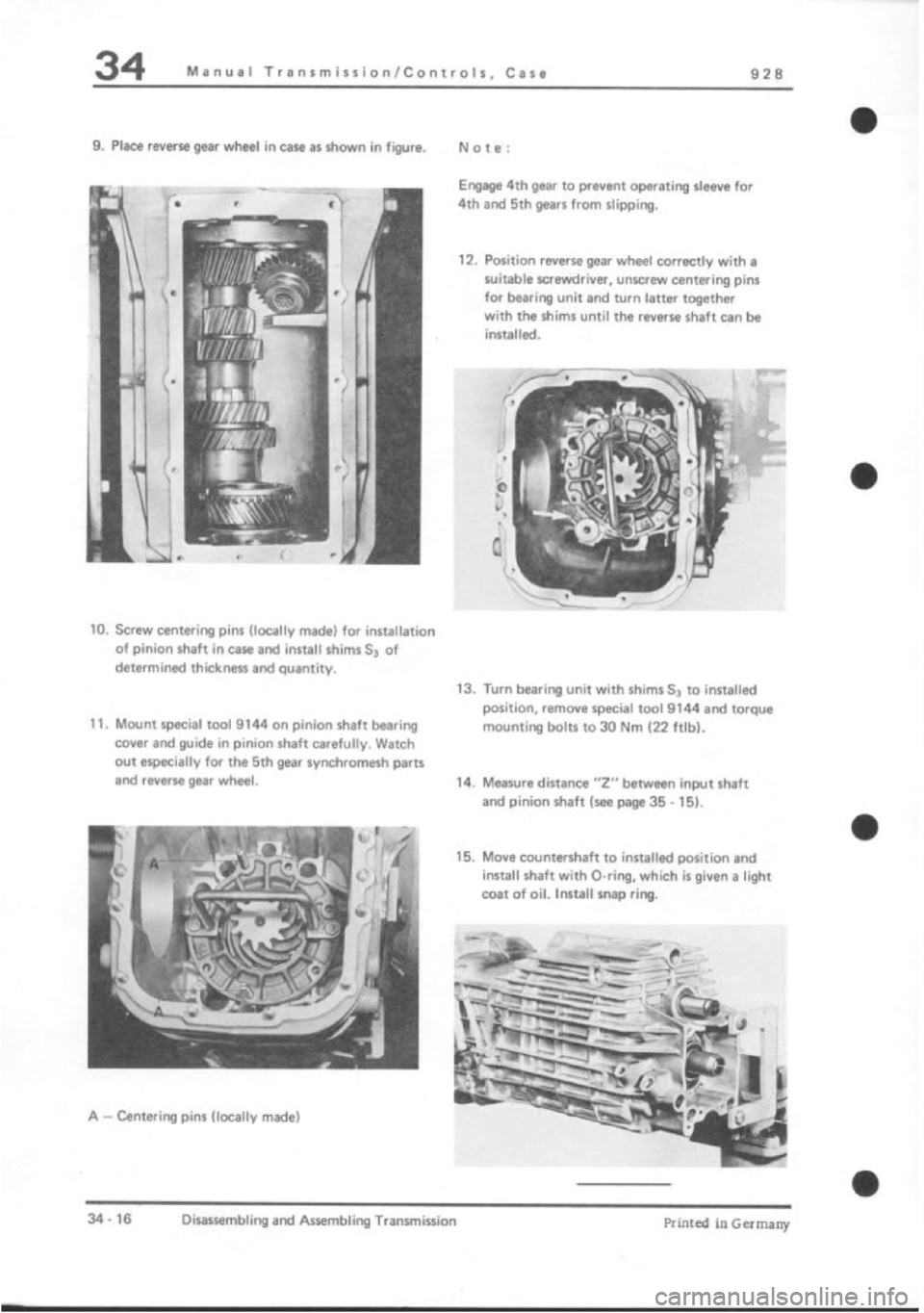 PORSCHE 928 1995  Service Repair Manual 