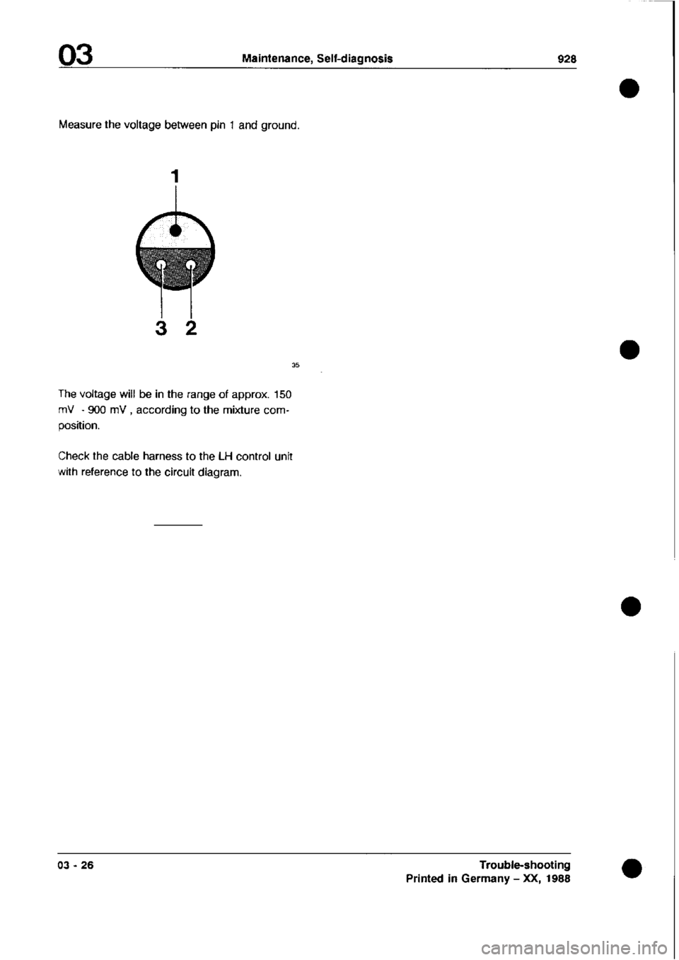 PORSCHE 928 1995  Service Manual PDF 