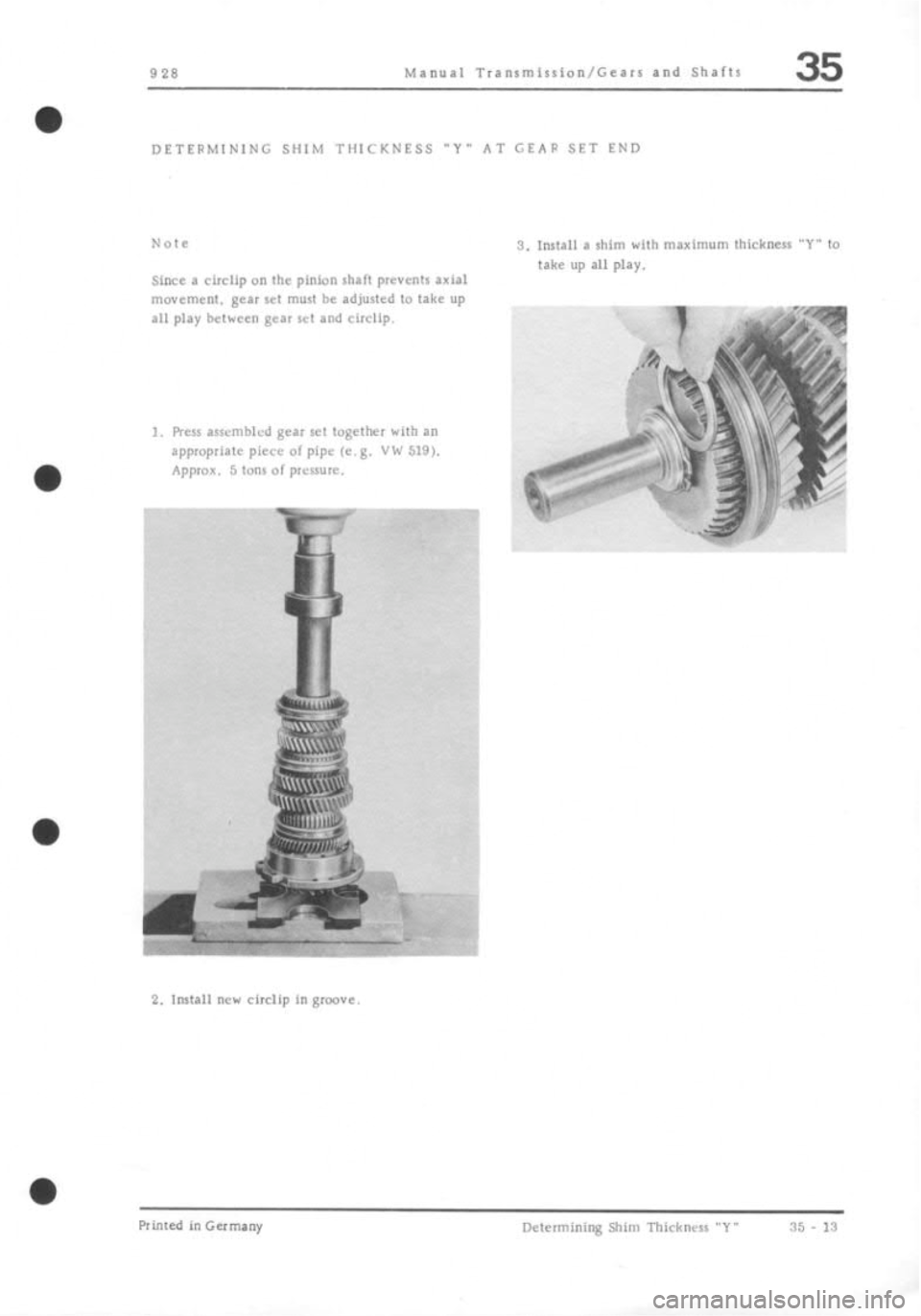 PORSCHE 928 1995  Service Repair Manual 