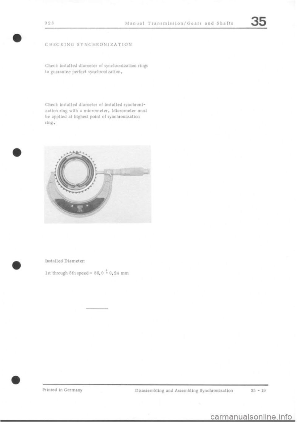 PORSCHE 928 1995  Service Repair Manual 