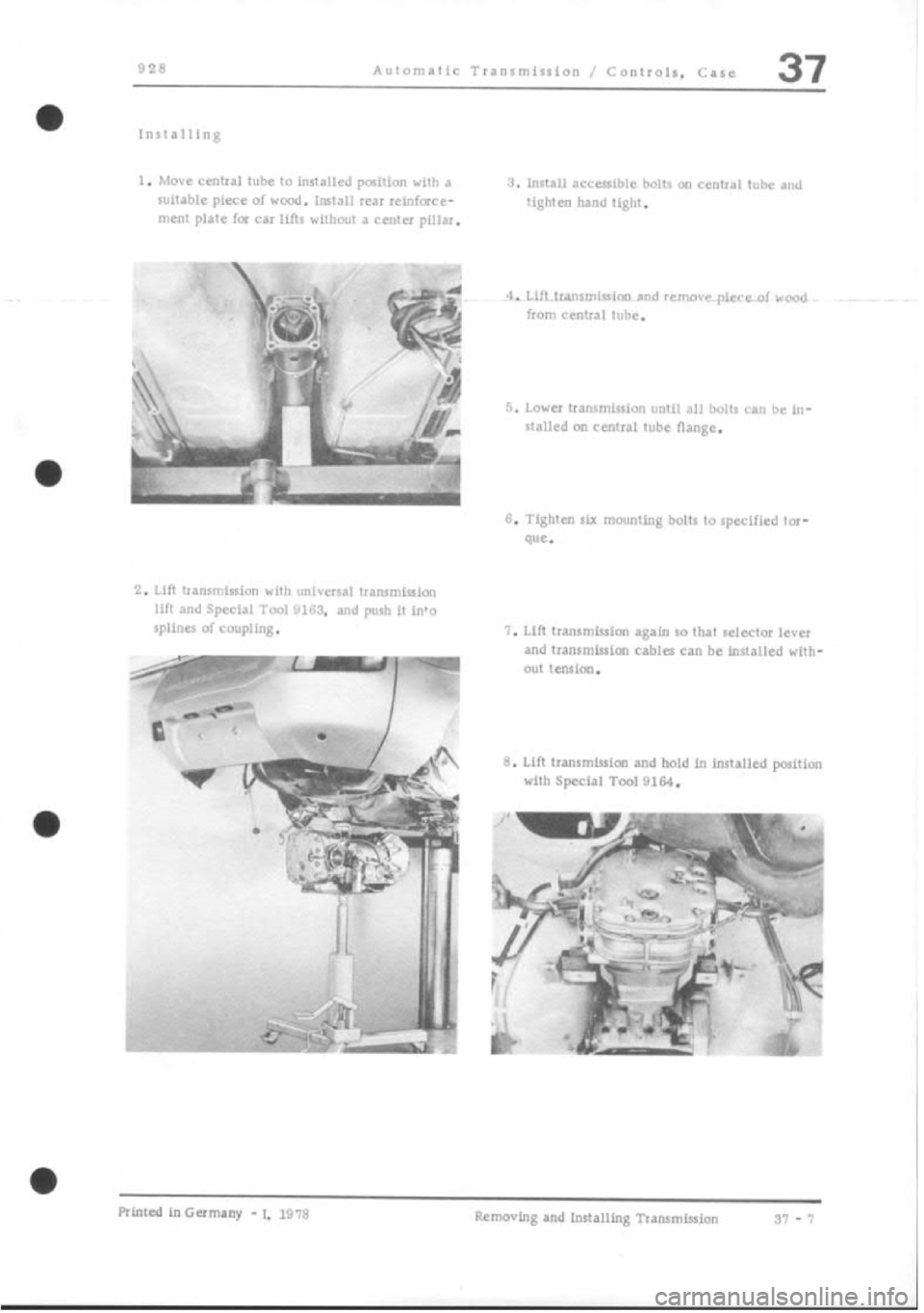PORSCHE 928 1995 Service Repair Manual PORSCHE 928 1995 Service Repair Manual